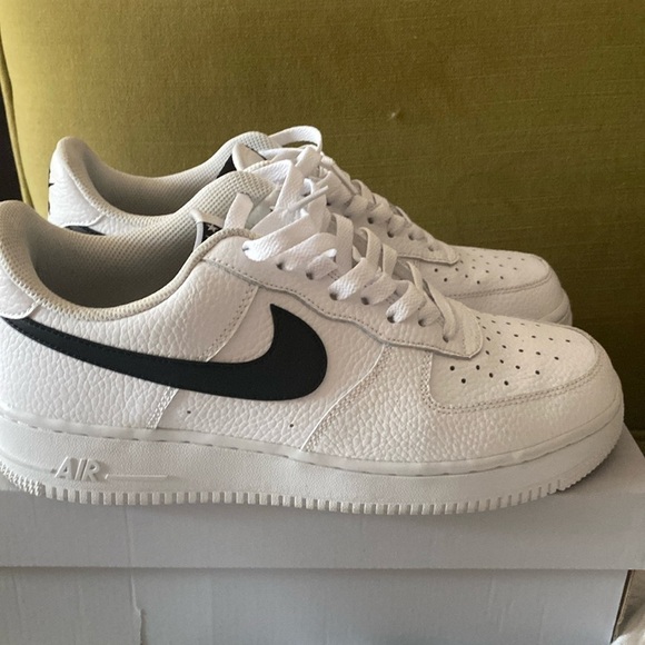 Nike Air Force 1 Low White (Black Painted Swoosh